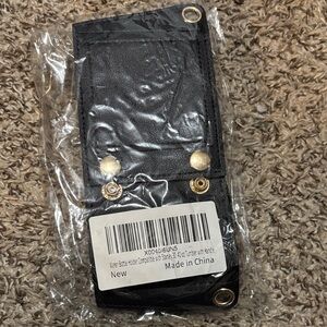 Black Leather Stanley 30 40 oz tumbler strap